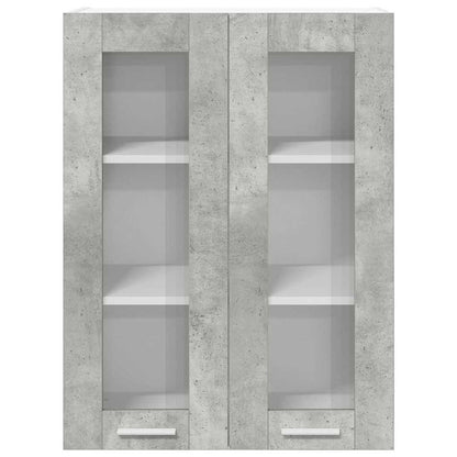 Armadio pensile con porta Grigio cemento 60 x 31 x 80 cm | homemem39