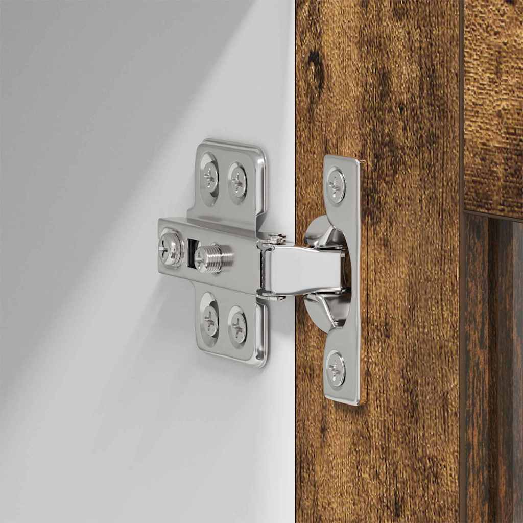 Armadio pensile Rovere fumé 60 x 31 x 80 cm Legno multistrato | homemem39
