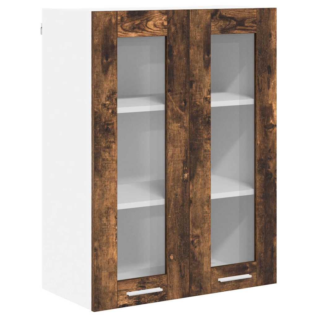 Armadio pensile Rovere fumé 60 x 31 x 80 cm Legno multistrato | homemem39