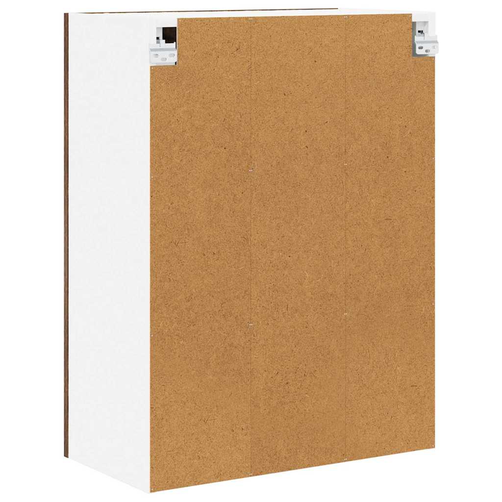 Armadio pensile Rovere fumé 60 x 31 x 80 cm Legno multistrato | homemem39