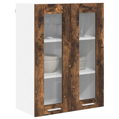 Armadio pensile Rovere fumé 60 x 31 x 80 cm Legno multistrato | homemem39