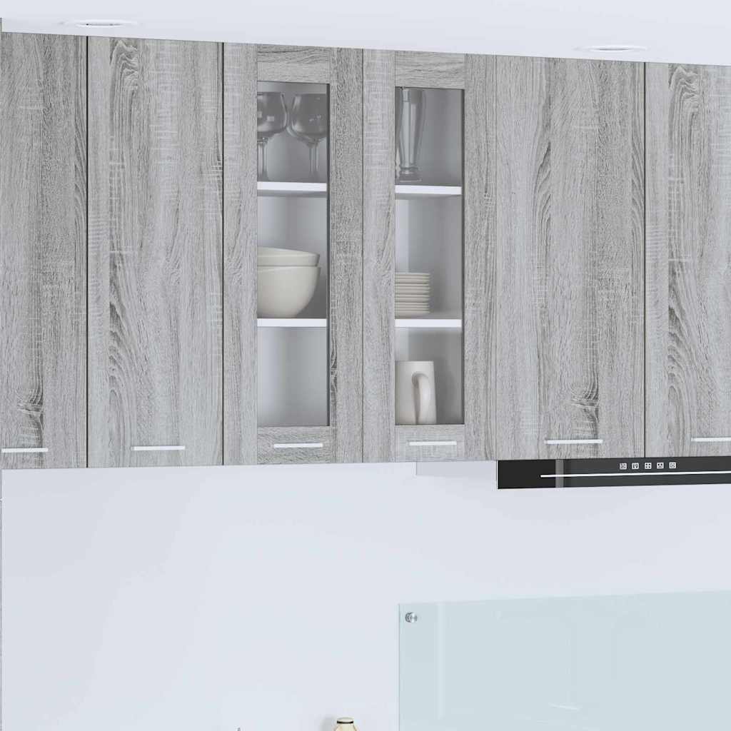 Armadio pensile Grigio Sonoma 60 x 31 x 80 cm Legno multistrato