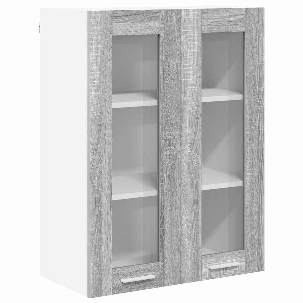 Armadio pensile Grigio Sonoma 60 x 31 x 80 cm Legno multistrato | homemem39