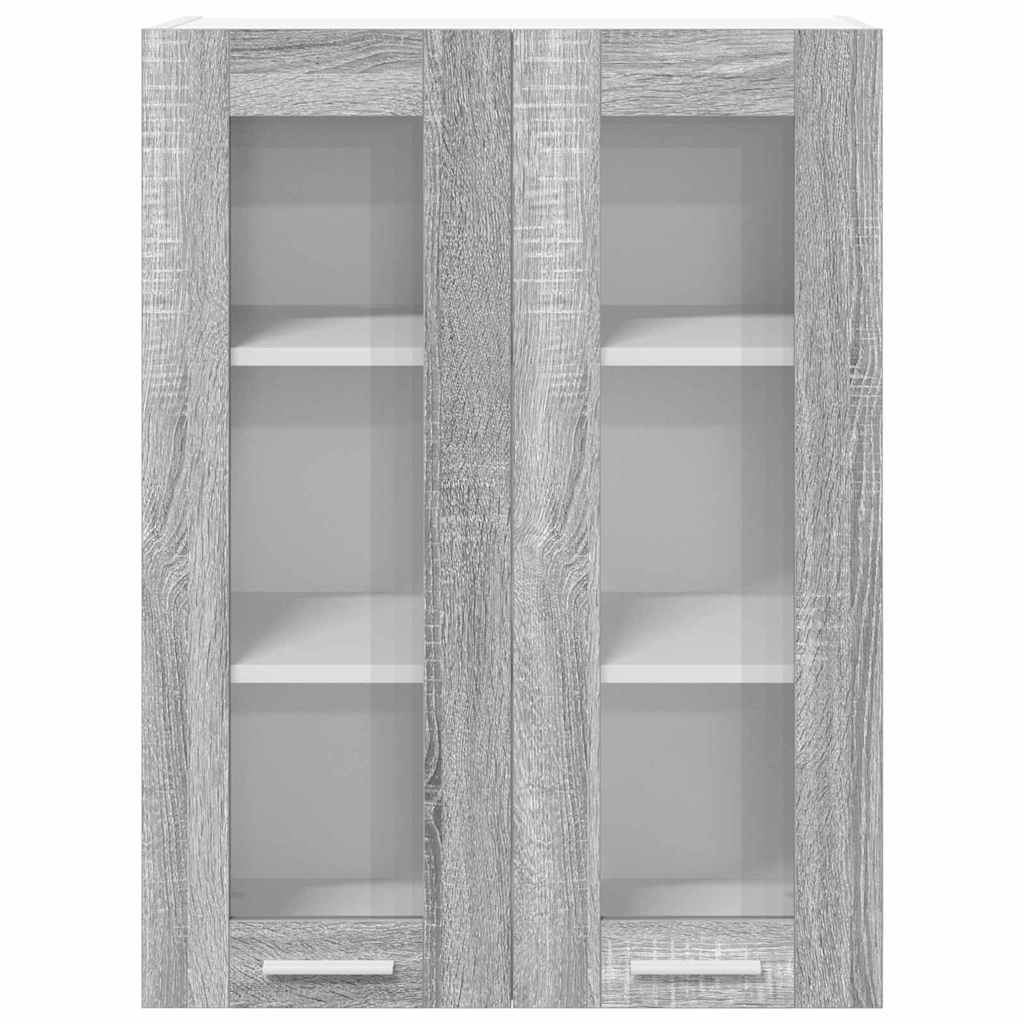 Armadio pensile Grigio Sonoma 60 x 31 x 80 cm Legno multistrato | homemem39