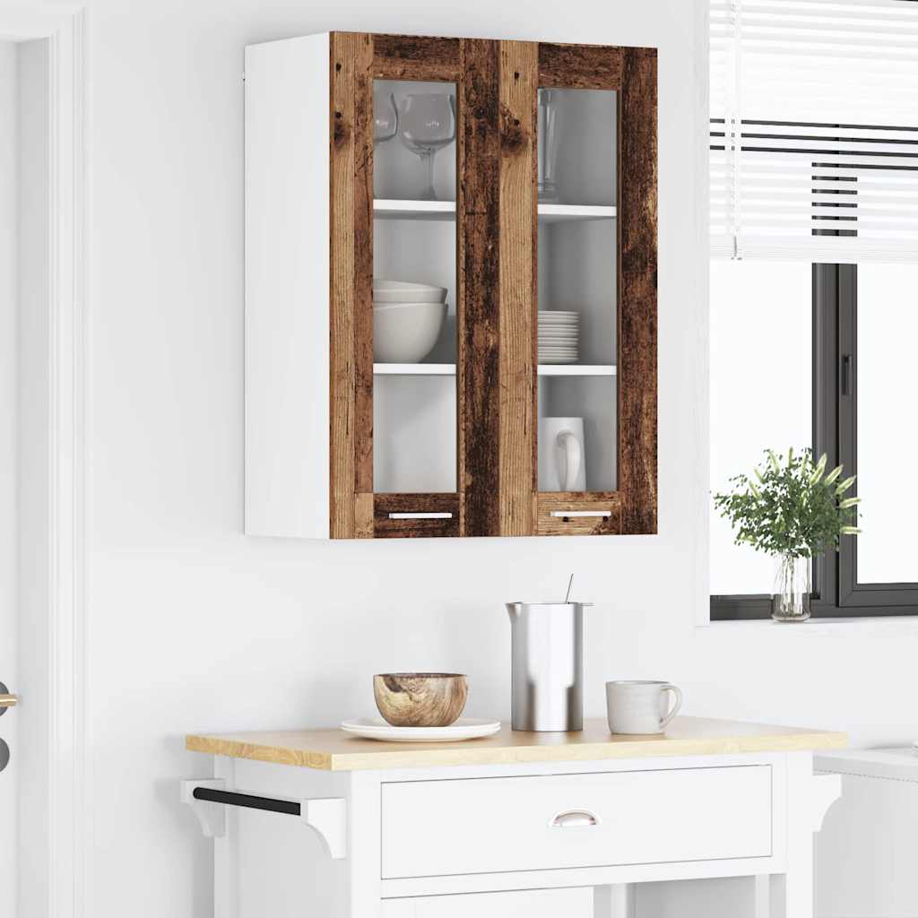 Armadio pensile Legno vecchio 60 x 31 x 80 cm Legno multistrato | homemem39