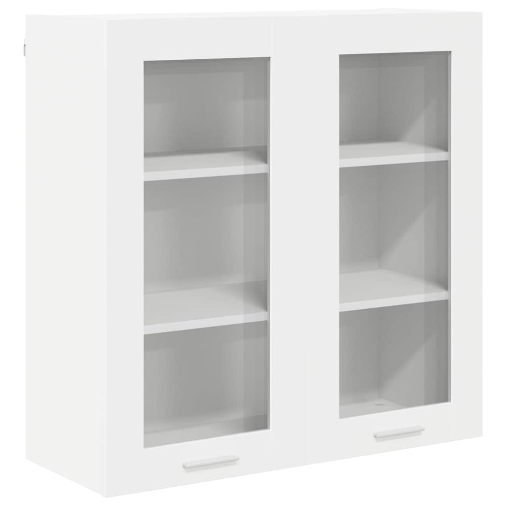 Armadio pensile Bianco 80 x 31 x 80 cm Legno multistrato | homemem39