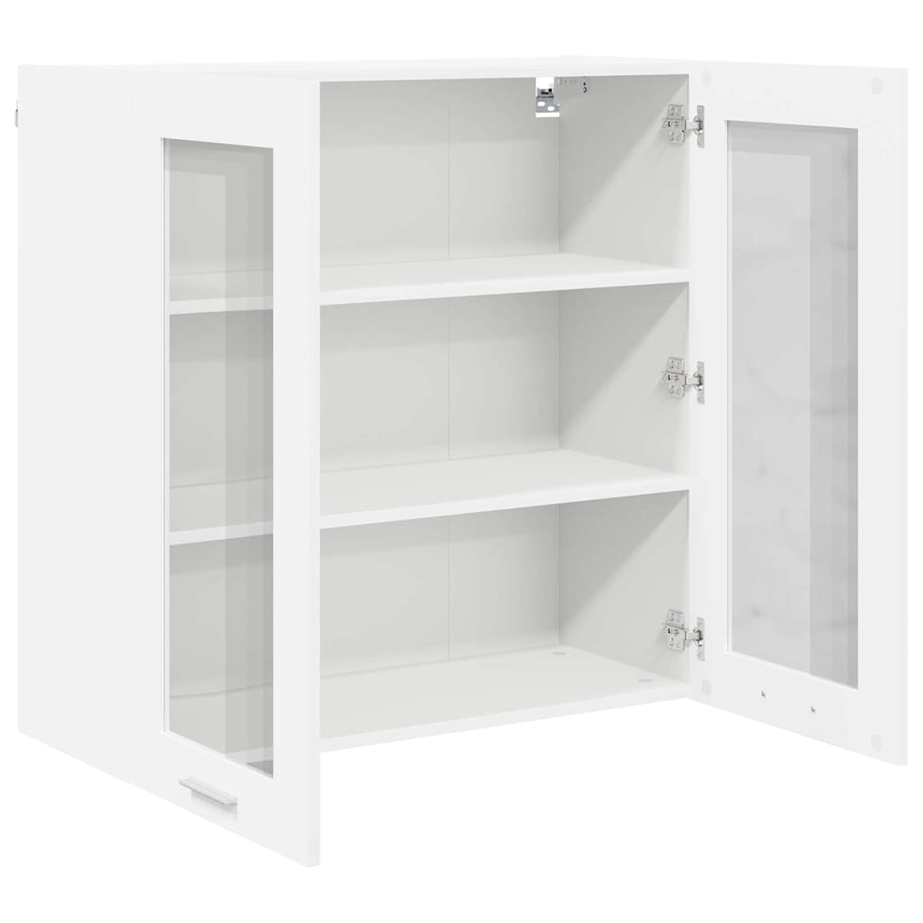 Armadio pensile Bianco 80 x 31 x 80 cm Legno multistrato | homemem39