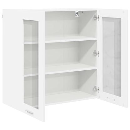Armadio pensile Bianco 80 x 31 x 80 cm Legno multistrato | homemem39