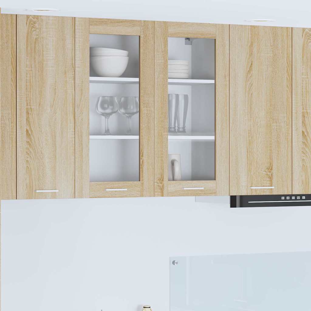 Armadio pensile Rovere Sonoma 80 x 31 x 80 cm Legno multistrato