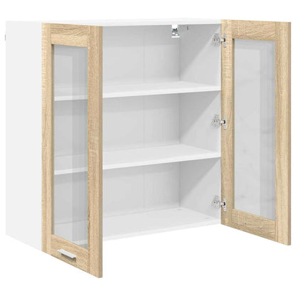 Armadio pensile Rovere Sonoma 80 x 31 x 80 cm Legno multistrato | homemem39