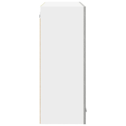Armadio pensile con porta Grigio cemento 80 x 31 x 80 cm