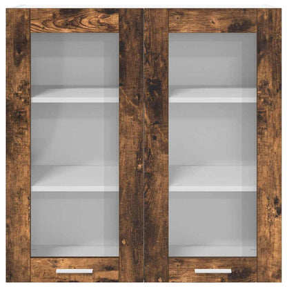 Armadio pensile Rovere fumé 80 x 31 x 80 cm Legno multistrato | homemem39
