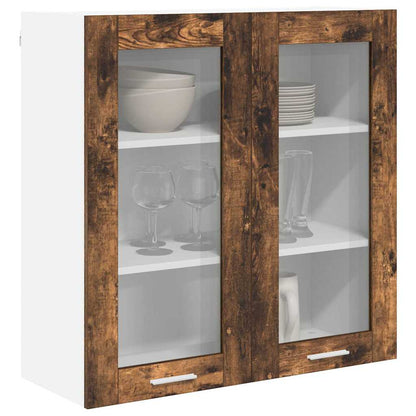 Armadio pensile Rovere fumé 80 x 31 x 80 cm Legno multistrato | homemem39