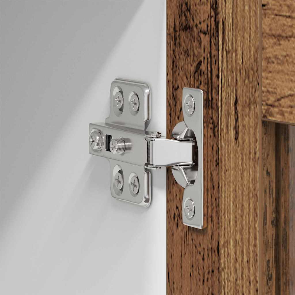Armadio pensile Legno vecchio 80 x 31 x 80 cm Legno multistrato | homemem39