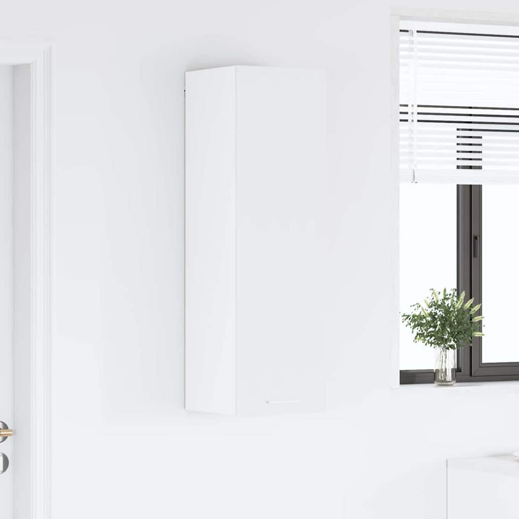 Armadio pensile Bianco 30 x 31 x 100 cm Legno multistrato | homemem39