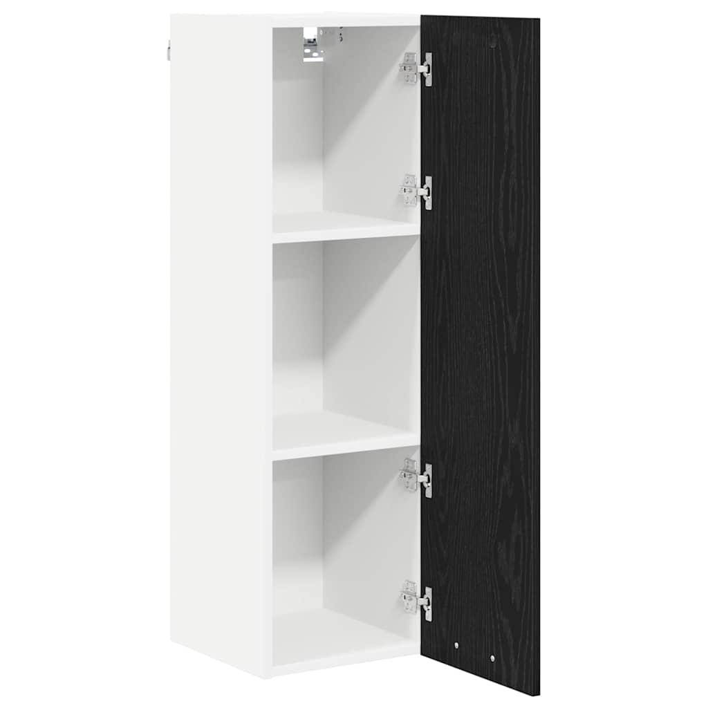 Armadio pensile Rovere Nero 30 x 31 x 100 cm Legno multistrato | homemem39
