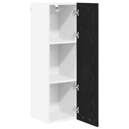 Armadio pensile Rovere Nero 30 x 31 x 100 cm Legno multistrato