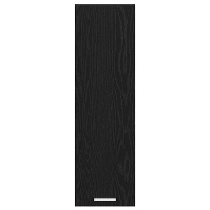 Armadio pensile Rovere Nero 30 x 31 x 100 cm Legno multistrato | homemem39