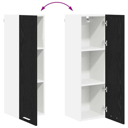 Armadio pensile Rovere Nero 30 x 31 x 100 cm Legno multistrato