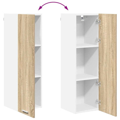 Armadio pensile con porta Rovere Sonoma 30 x 31 x 100 cm