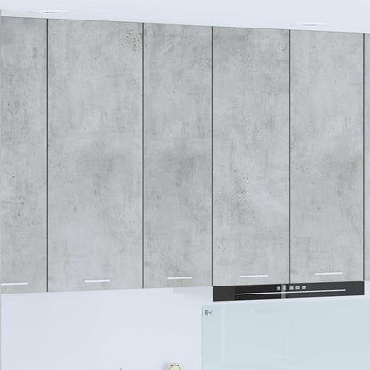Armadio pensile con porta Grigio cemento 30 x 31 x 100 cm | homemem39