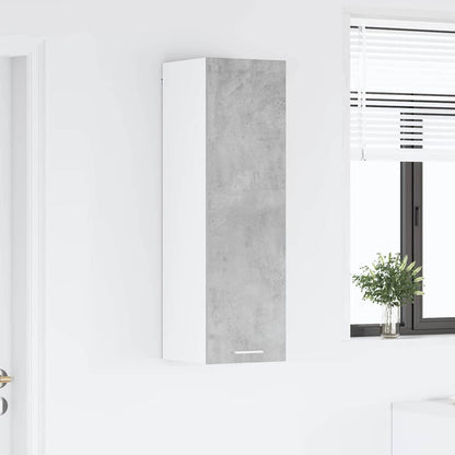 Armadio pensile con porta Grigio cemento 30 x 31 x 100 cm | homemem39