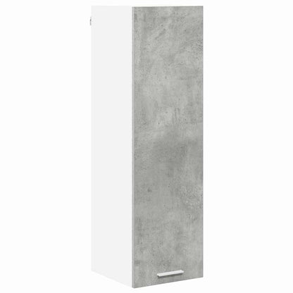 Armadio pensile con porta Grigio cemento 30 x 31 x 100 cm