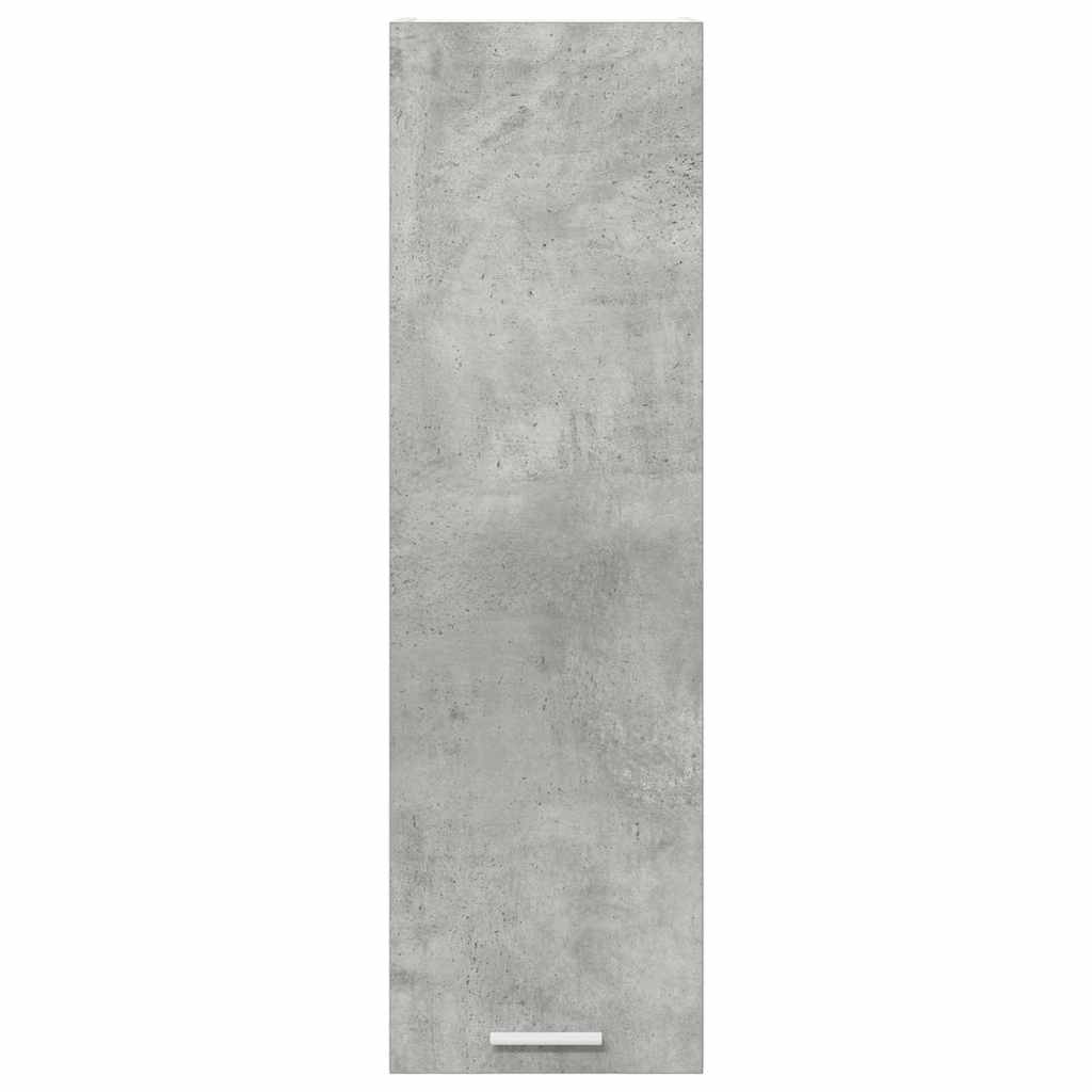 Armadio pensile con porta Grigio cemento 30 x 31 x 100 cm