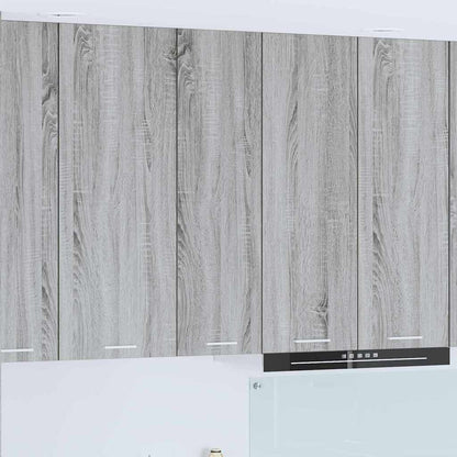 Armadio pensile con porta Grigio Sonoma 30 x 31 x 100 cm | homemem39