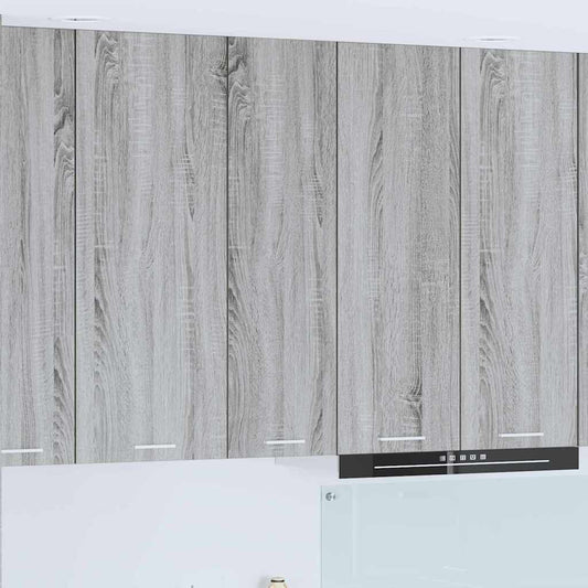 Armadio pensile con porta Grigio Sonoma 30 x 31 x 100 cm | homemem39