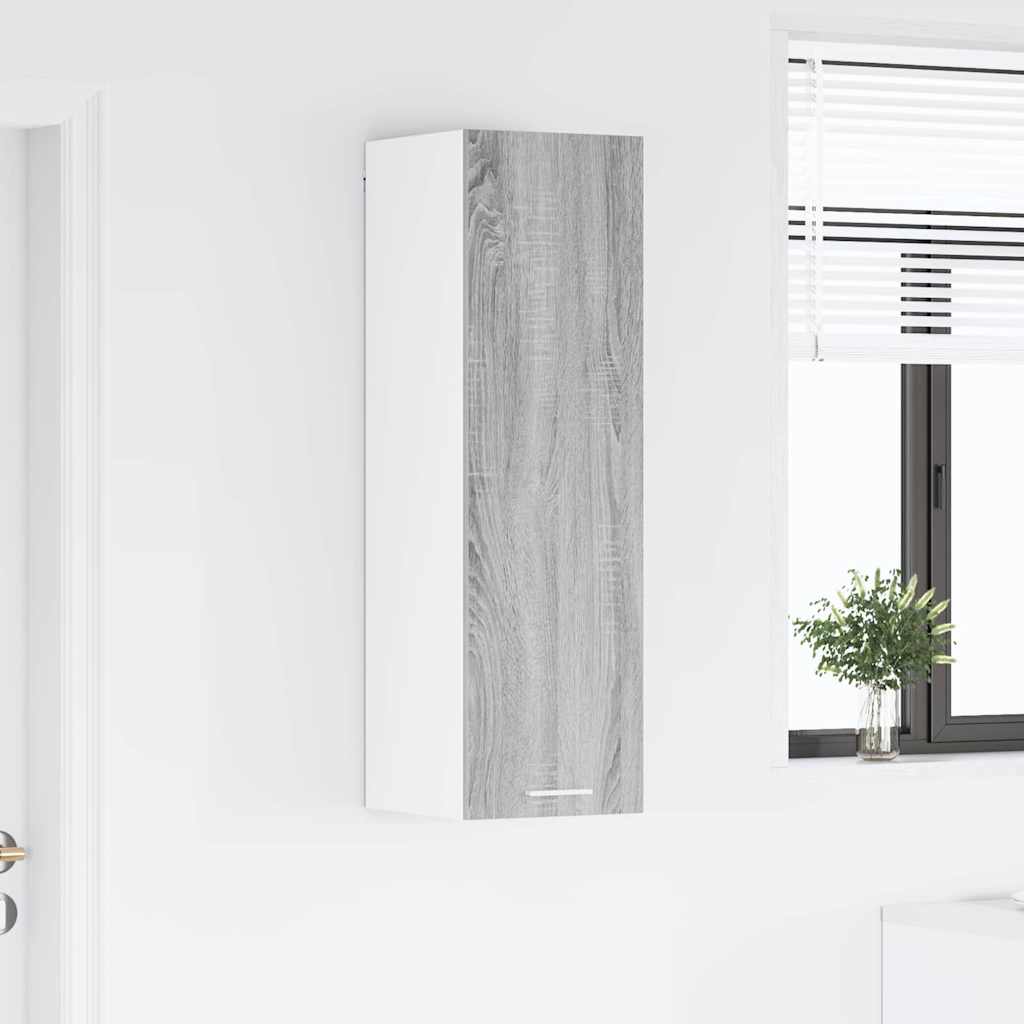 Armadio pensile con porta Grigio Sonoma 30 x 31 x 100 cm | homemem39