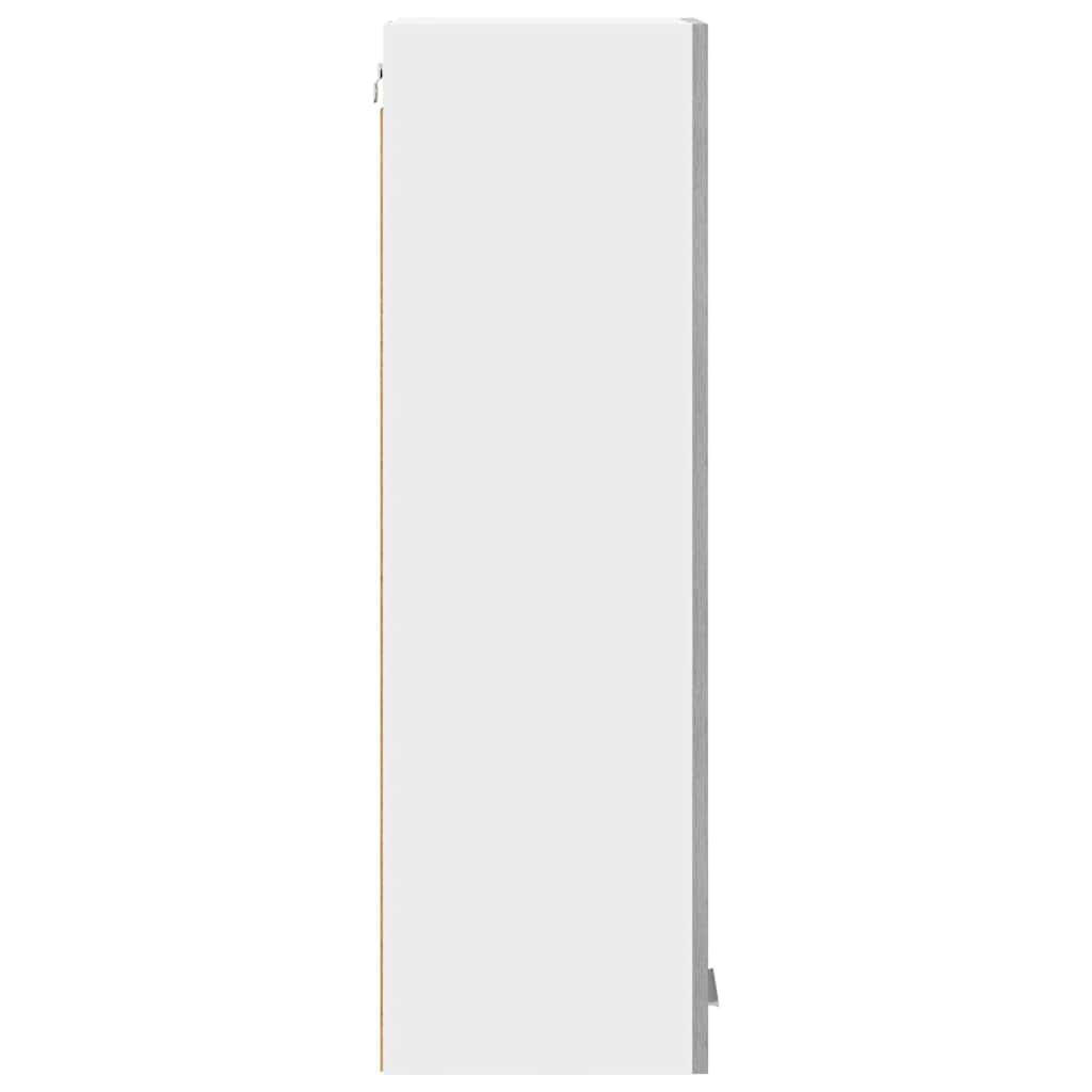 Armadio pensile con porta Grigio Sonoma 30 x 31 x 100 cm