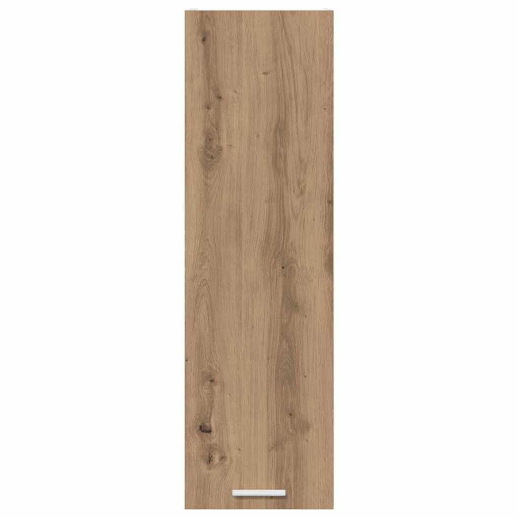Armadio pensile con porta Rovere artigianale 30 x 31 x 100 cm | homemem39