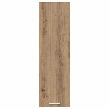 Armadio pensile con porta Rovere artigianale 30 x 31 x 100 cm