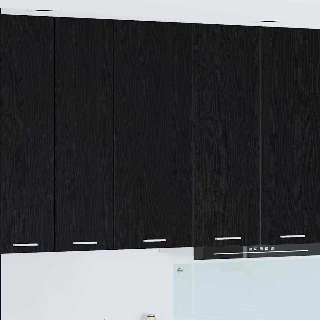 Armadio pensile Rovere Nero 40 x 31 x 100 cm Legno multistrato