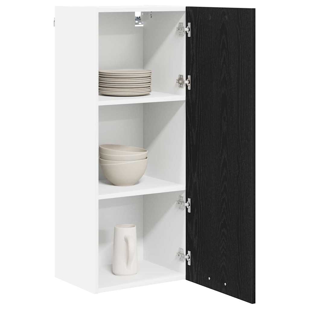 Armadio pensile Rovere Nero 40 x 31 x 100 cm Legno multistrato
