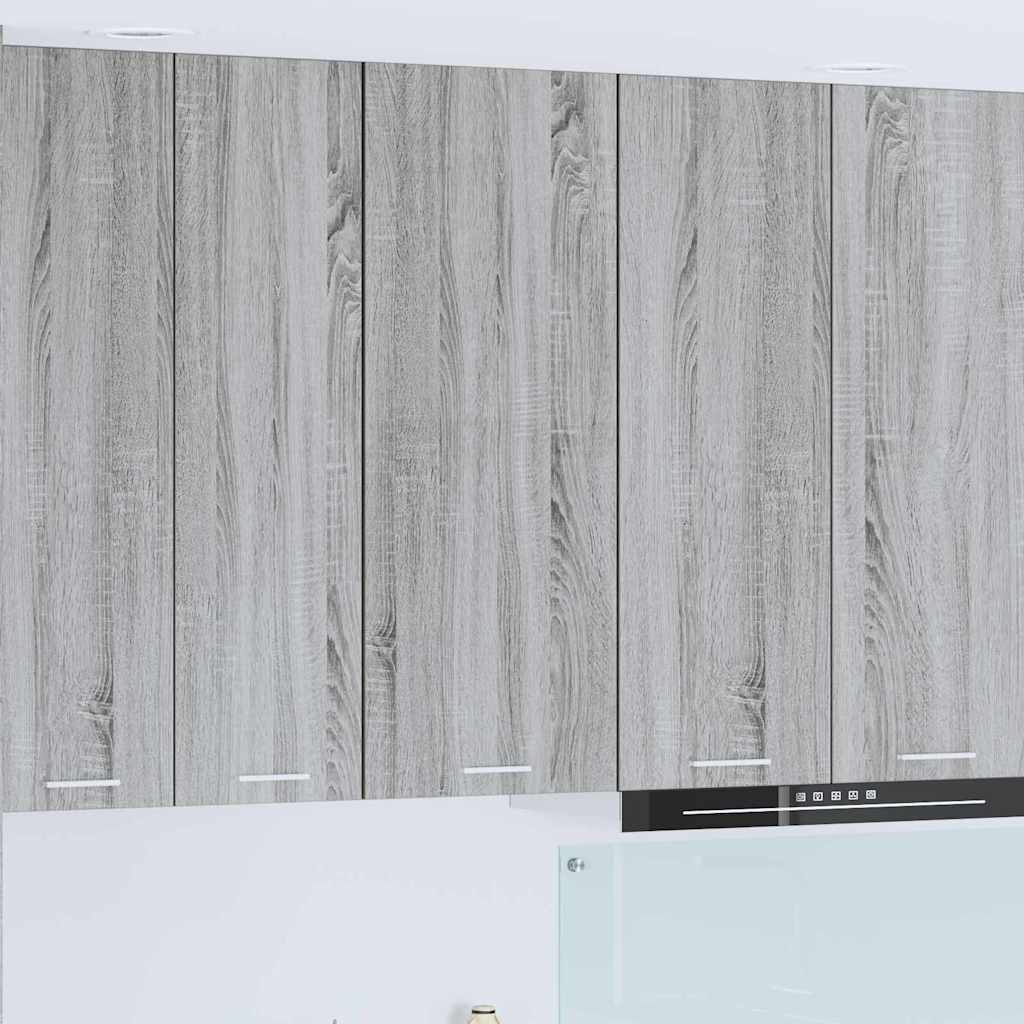 Armadio pensile con porta Riga Grigio Sonoma 40 x 31 x 100 cm | homemem39