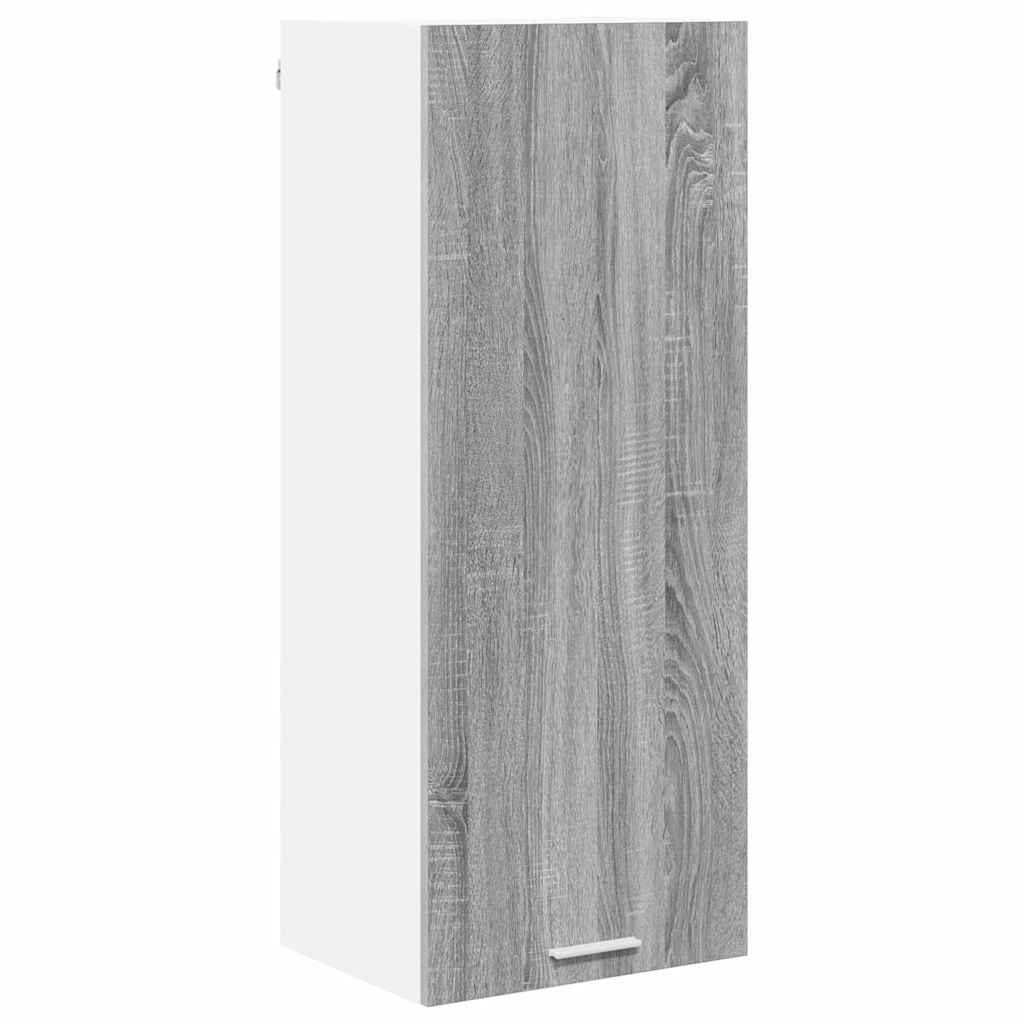 Armadio pensile con porta Riga Grigio Sonoma 40 x 31 x 100 cm | homemem39