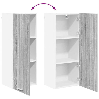 Armadio pensile con porta Riga Grigio Sonoma 40 x 31 x 100 cm