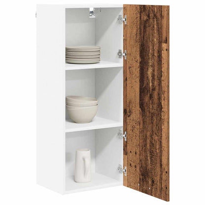 Armadio pensile con porta Legno vecchio 40 x 31 x 100 cm | homemem39