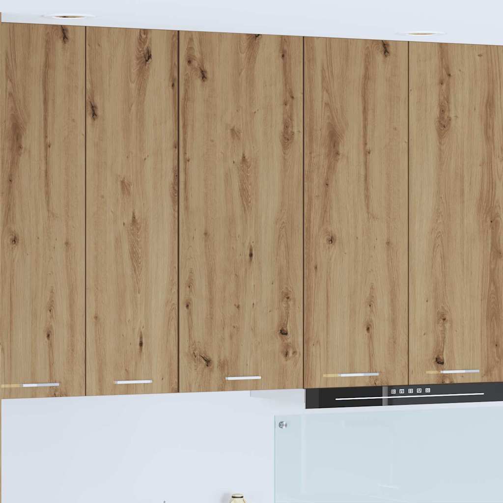 Armadio pensile con porta Rovere artigianale 40 x 31 x 100 cm | homemem39
