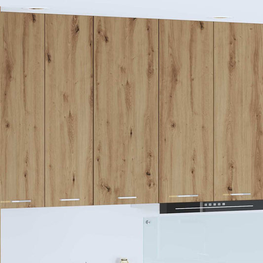 Armadio pensile con porta Rovere artigianale 40 x 31 x 100 cm | homemem39