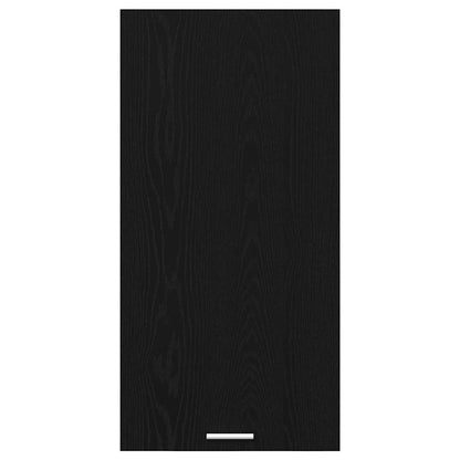 Armadio pensile con porta Rovere Nero e Bianco 50 x 31 x 100 cm