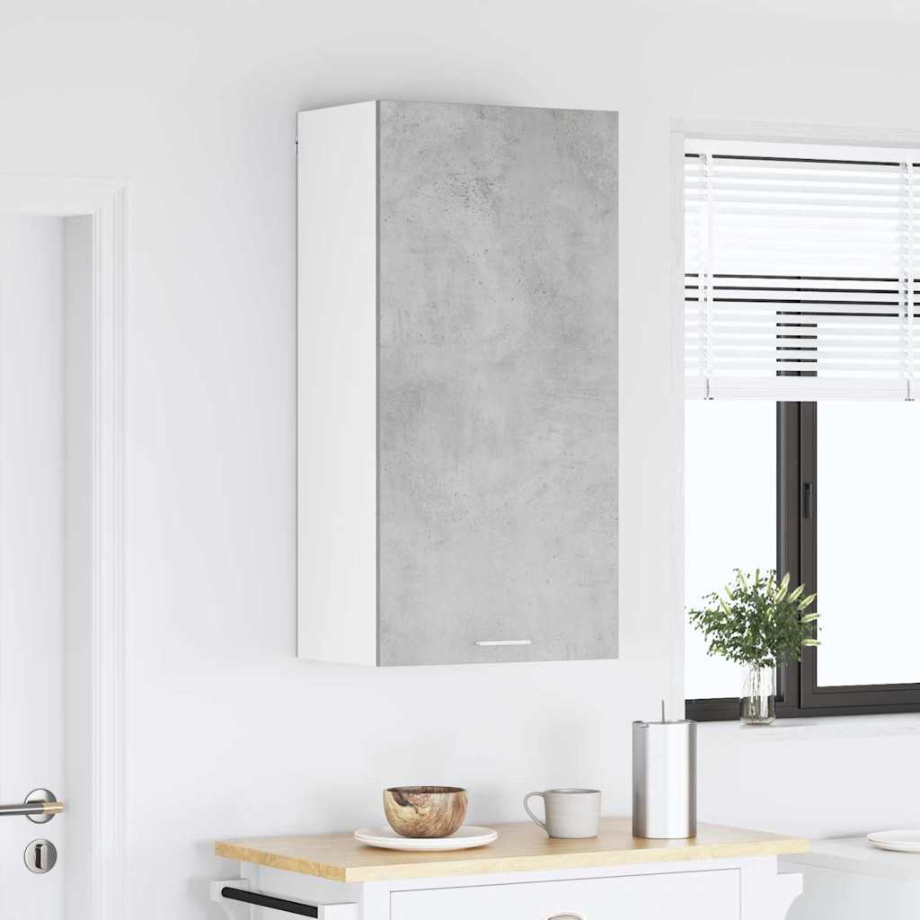 Armadio pensile Grigio Cemento e Bianco 50 x 31 x 100 cm | homemem39