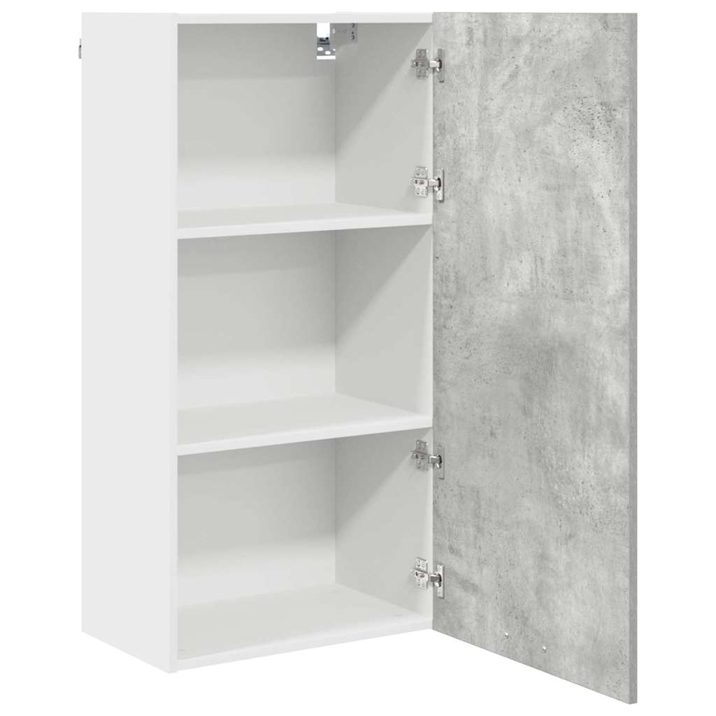 Armadio pensile Grigio Cemento e Bianco 50 x 31 x 100 cm | homemem39