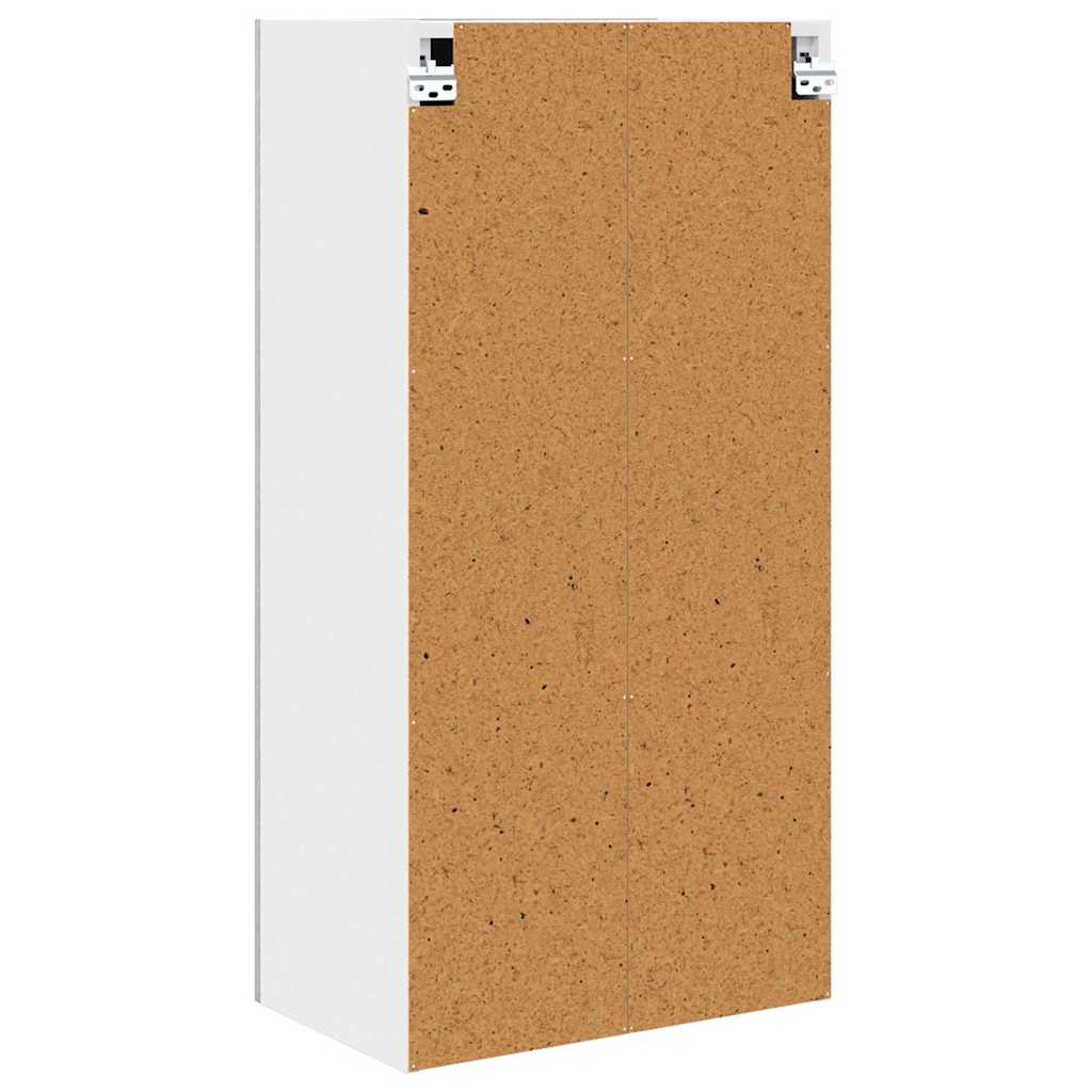 Armadio pensile Grigio Cemento e Bianco 50 x 31 x 100 cm | homemem39