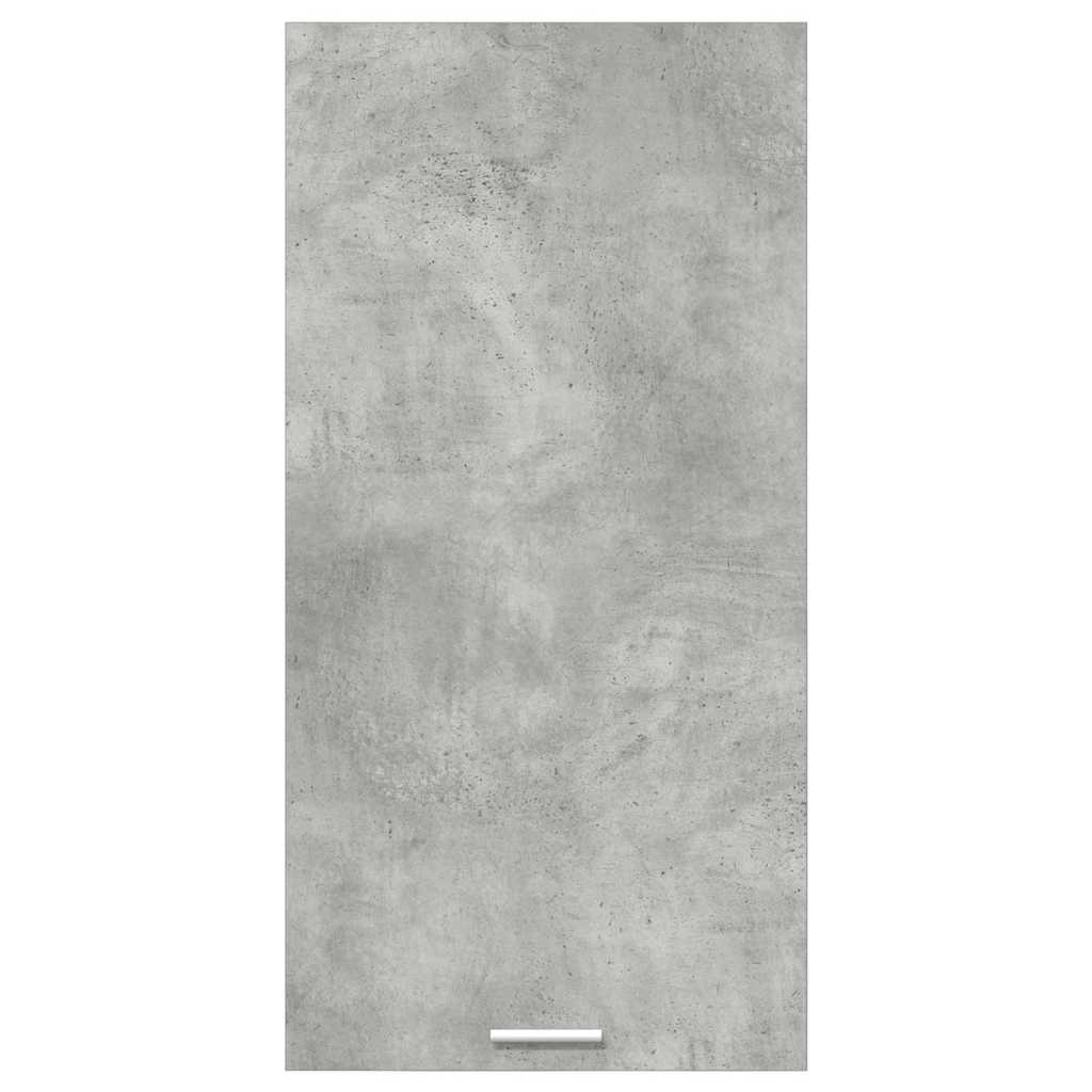 Armadio pensile Grigio Cemento e Bianco 50 x 31 x 100 cm