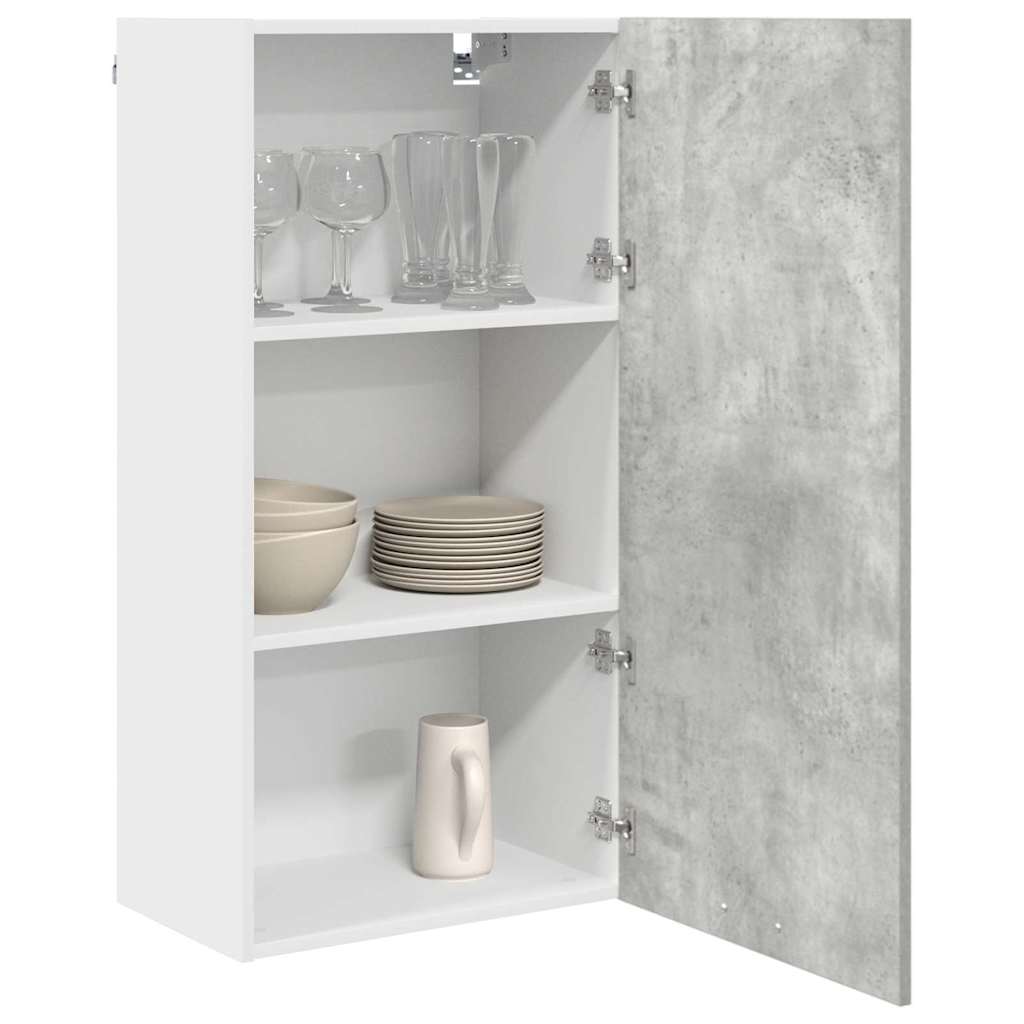 Armadio pensile Grigio Cemento e Bianco 50 x 31 x 100 cm | homemem39