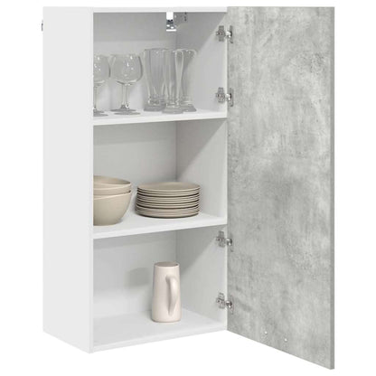 Armadio pensile Grigio Cemento e Bianco 50 x 31 x 100 cm | homemem39