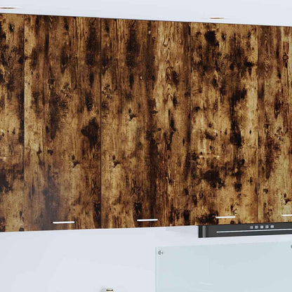 Armadio pensile Rovere Affumicato e Bianco 50 x 31 x 100 cm